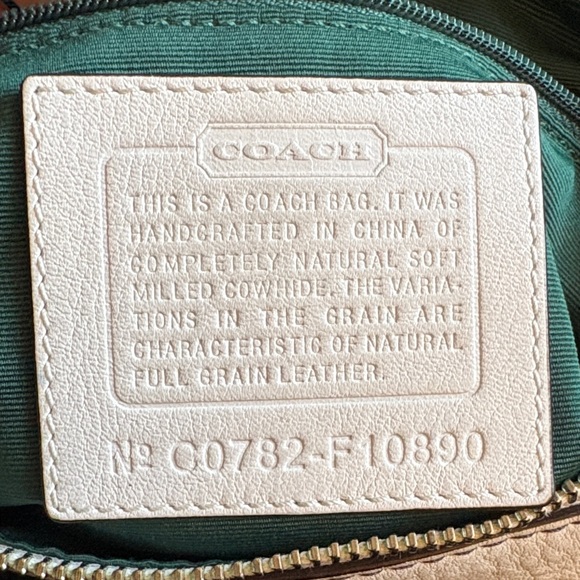 Y2K Coach Chelsea Shoulder Bag | F10890 | Green Interior | Like-New - Picture 9 of 9